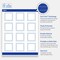 Avery Printable Square Cards, Gold Dots with Blue Border, 2" x 2", Matte White Square Cards, Laser/Inkjet, 120ct, Great for Business Cards